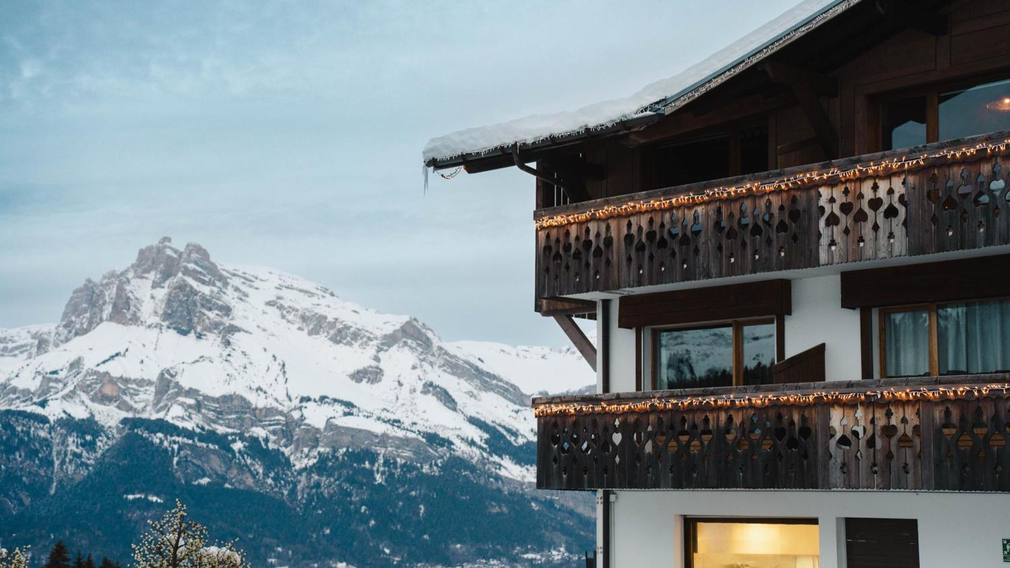 Chalet Alpen Valley, Mont-Blanc Combloux Exterior foto